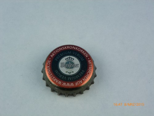 Kronkorken von warsteiner - kronkorken,