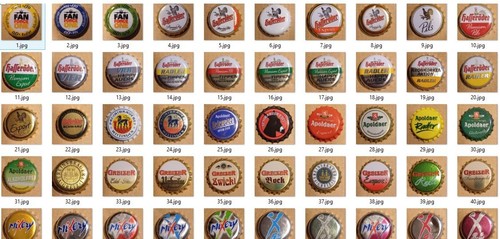 Kronkorken bottle caps - bottle,