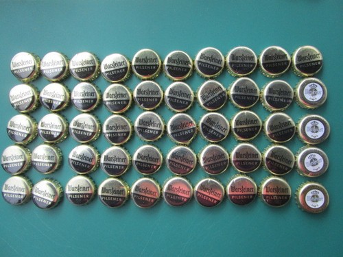 Warsteiner bier bottle caps - warsteiner,